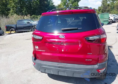 2018 Ford Ecosport Ses from USA, damaged, VIN MAJ6P1CL2JC177754